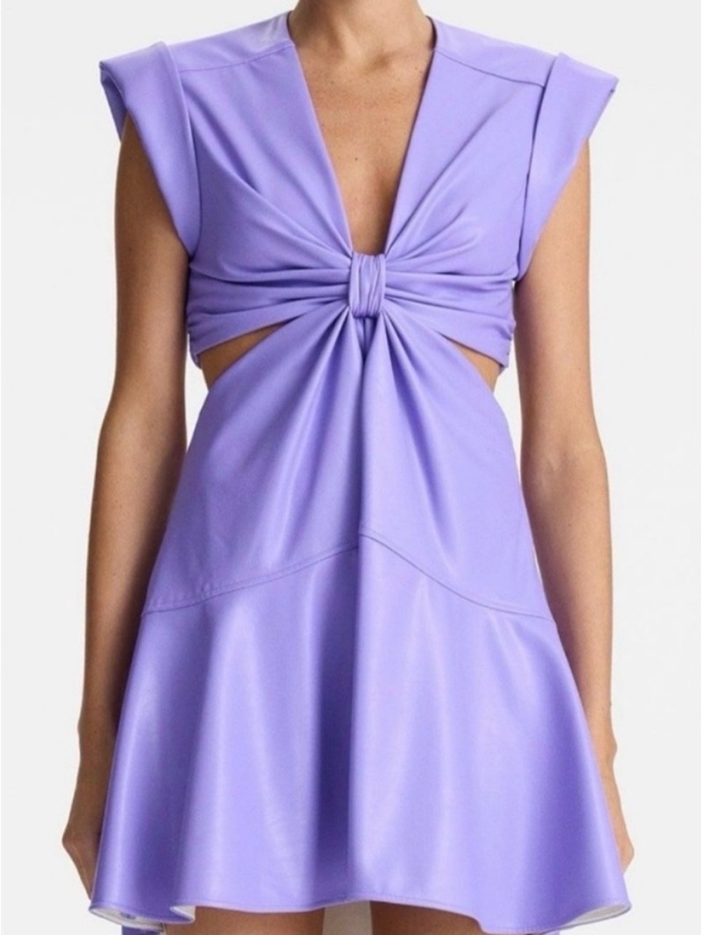 A.L.C. Lavender Purple Mini Dress with Back Cutout